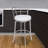 Morris Swivel Stainless Steel Metal Counter Height Bar Stool-41668717-17838078