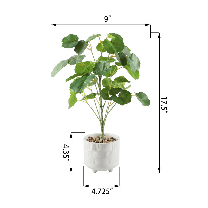 Plante pilea artificielle 12 po en pot