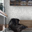 Bohemian Floral Wallpaper Grey and White