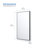 Premium Metal Frame Shatterproof Wall Mount Mirror - FM1-110252846-110252848
