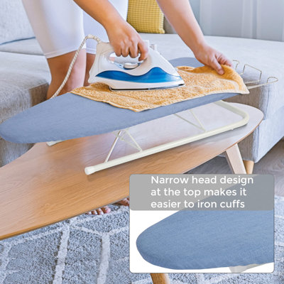 Extra-Wide Portable Magnetic Ironing Mat Blanket. Cotton Laundry Pad For T