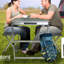 Table de camping pliante en métal