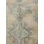 Tapis unique orange / pêche / sauge des années 1920 de 4 pi 7 po x 10 pi 11 po Oushak