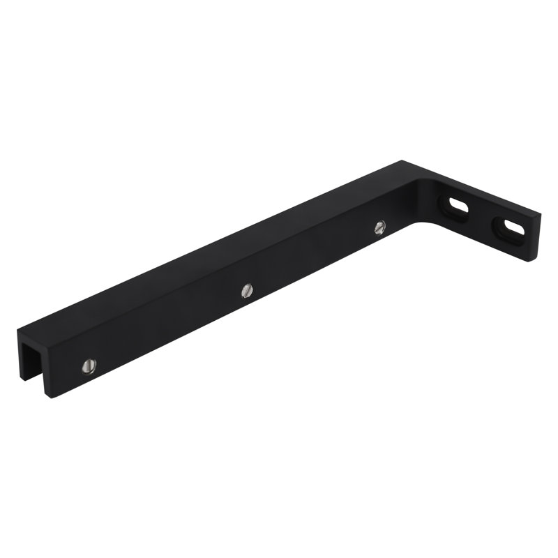 Left Side Black L-Shaped Mounting Bracket