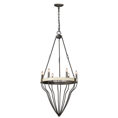 Ramsell 6 - Light Dimmable Empire Chandelier