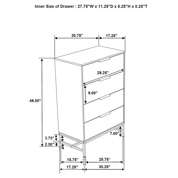 Dimensions du produit