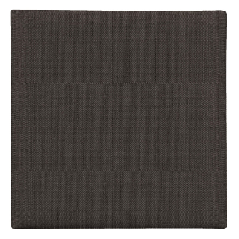 Décoration murale en polyester sterling, Anthracite, H 16 po x l 16 po x P 1 po