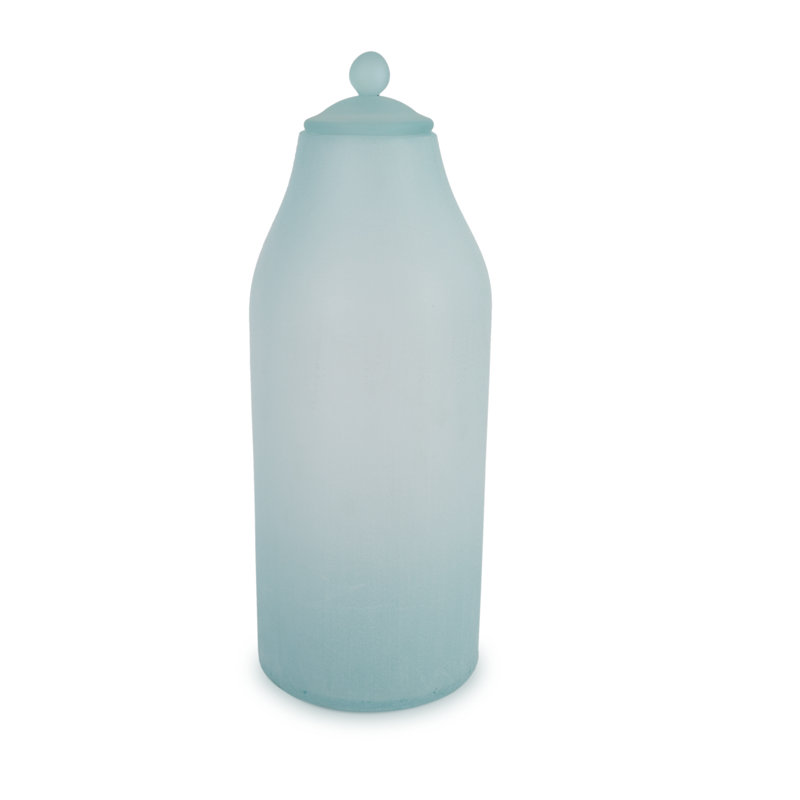 Frosted Glass Decorative, 23" H x 8" W x 8" D