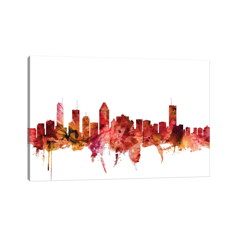 Montreal, Canada Skyline by Michael Tompsett - Wrapped Canvas Gallery-Wrapped Canvas Giclée