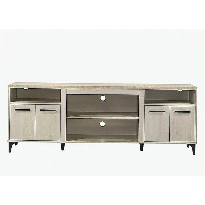 Evander 70"W Oak 4-door TV stand