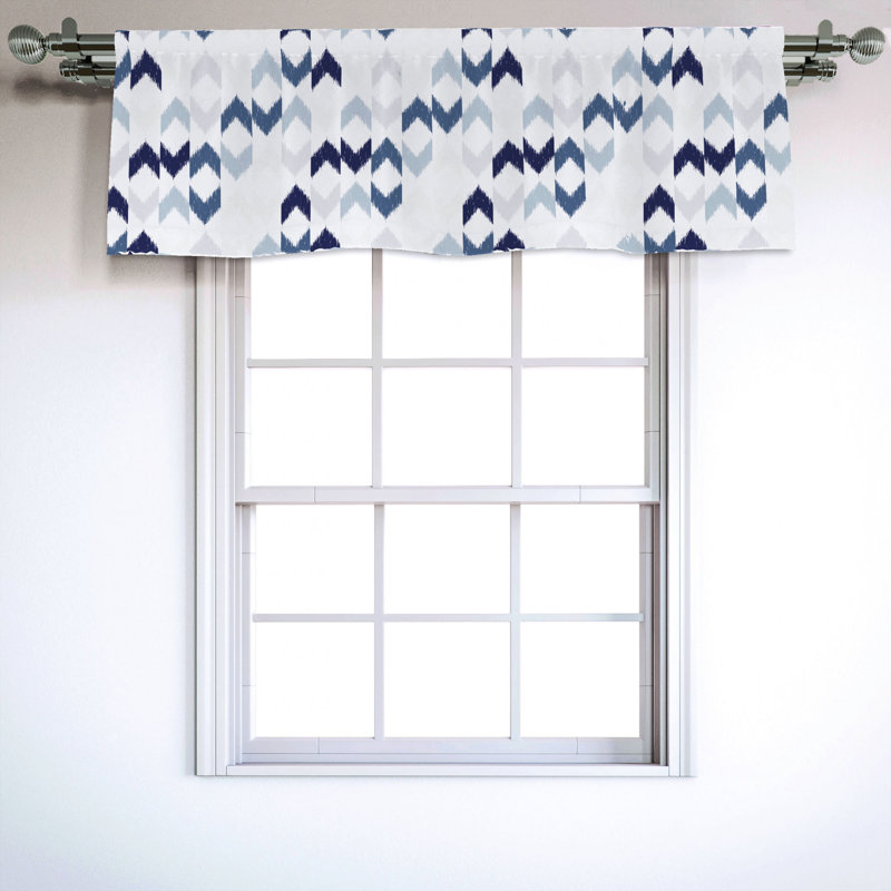 Sateen Ruffled Window Valance