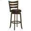 Chaise de bar pivotante en bois