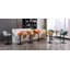 Merlene Upholstered Counter Stool with Metal Frame-71205835