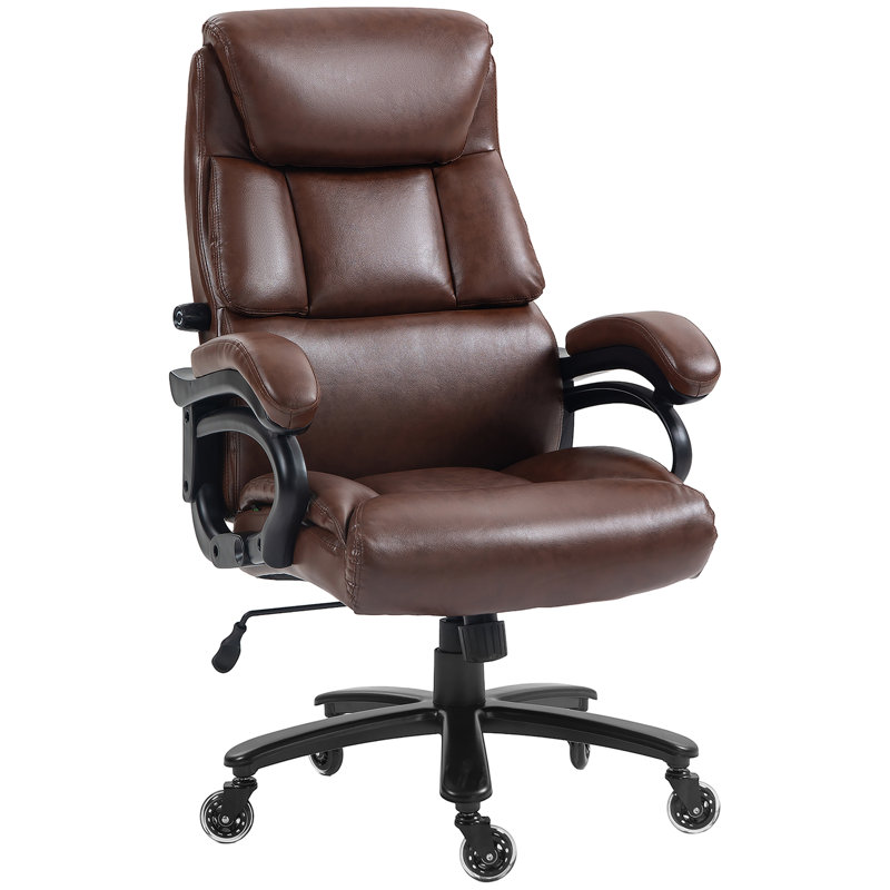 Chaise de bureau Vinsetto, Brun