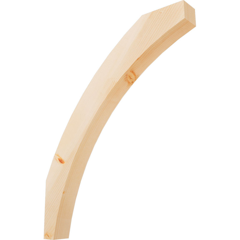 Genouillère Thorton, Sapin Douglas de 3 1/2 po (lisse), 28 po X H 34 po H
