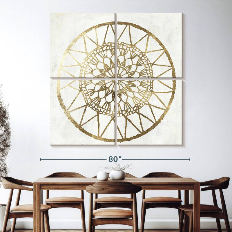 Avery Gilded Star II, 74'' H x 74'' W
