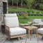 Chaise crème Swviel avec tissu d'oléfine-1063239478