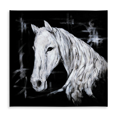Abstract Horse Tablecloth | Farm Animal Decor | Indoor/Outdoor