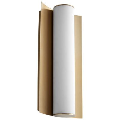 Garrus Steel LED Armed Sconce