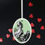 Alice Animals Alice In Wonderland Circle Shaped Ceramic Ornament Bauble