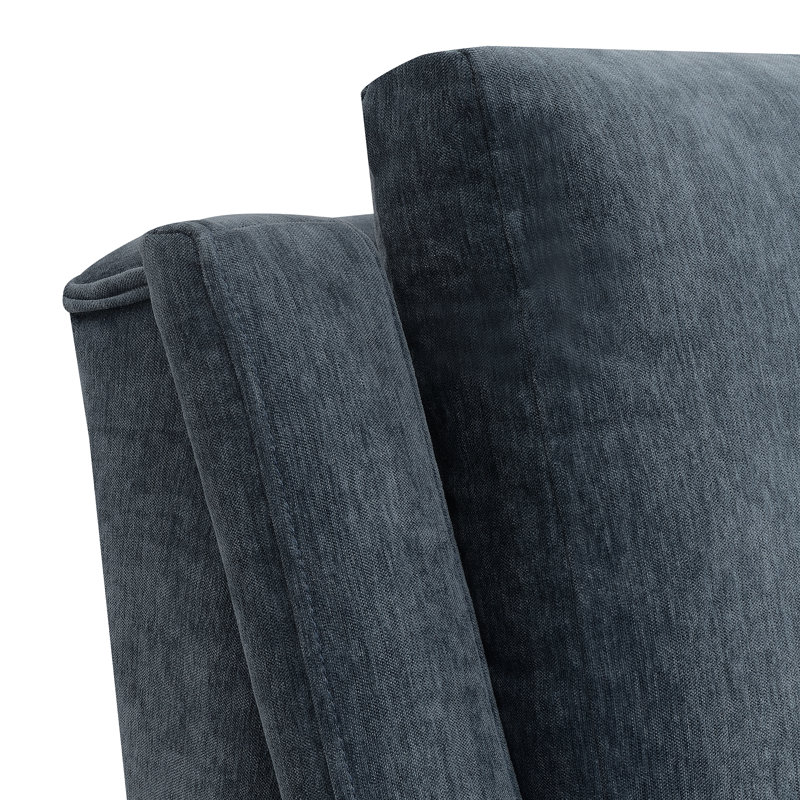 Fauteuil en polyester Gardella, Amigo ardoise