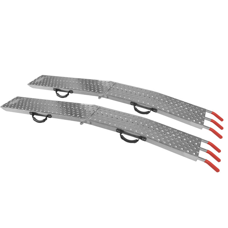 Ensemble de 2 rampes de chargement Stalwart - Rampes pour VTT, motos, tondeuses, chariots, etc.