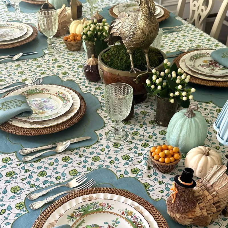 Sea Breeze Rectangular Tablecloth, 70" D x 108" L