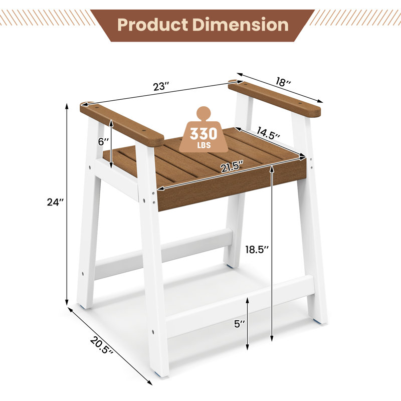 Karrina 23 in. W Shower Bench