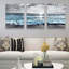 60*40,Wall Art For Living Room & Bedroom - Beach Scenery - 3 Piece.