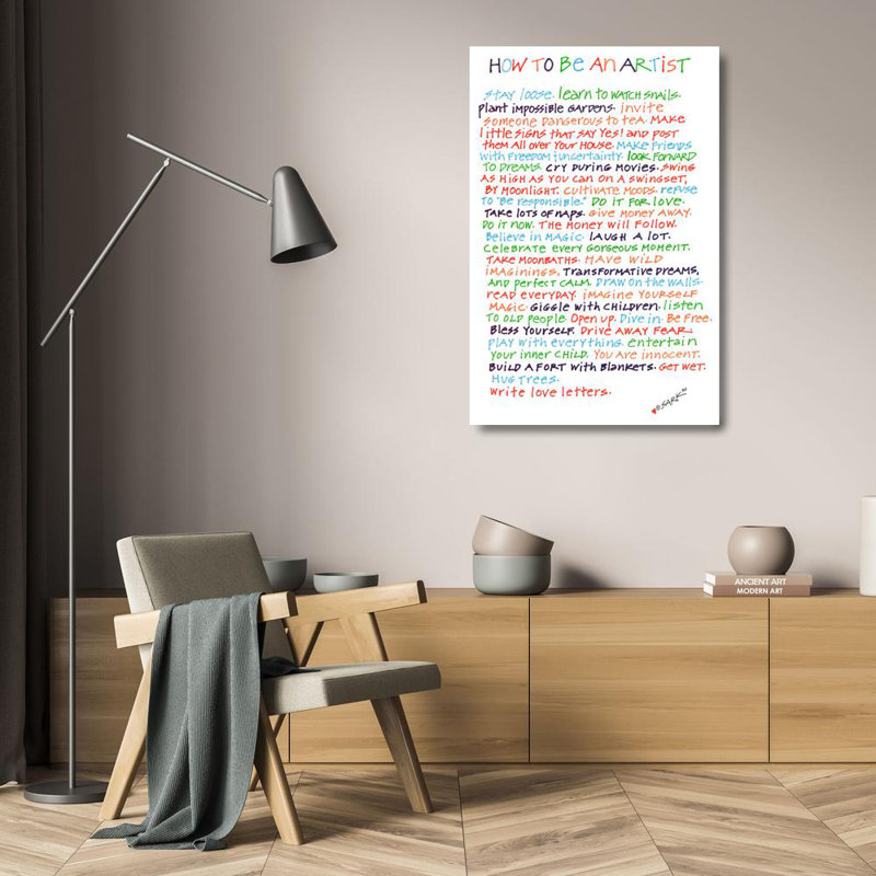 Comment être un artiste IMA-S267, 24'' H x 16'' W