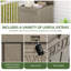 Edrosie Inc 51 Gallon Resin Trash Cans for Porch & Curbside, Black-130888877