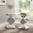 Amla Rectangular Glass End Table