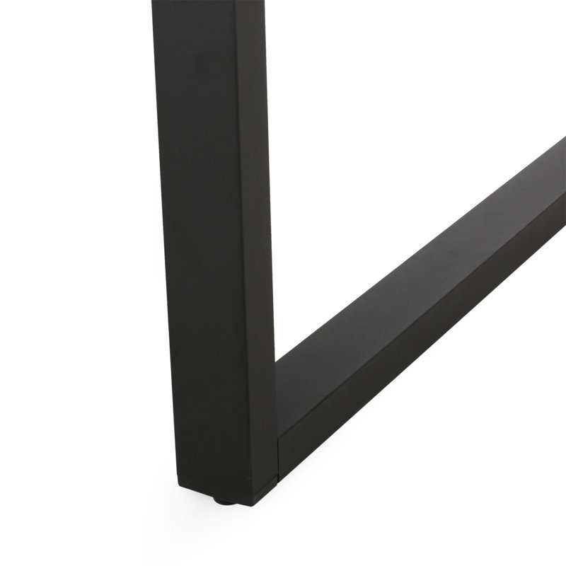Table de salle à manger d'extérieur en aluminium (table incluse seulement)
