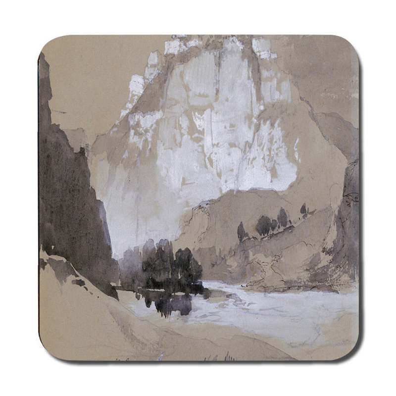 Vintage Style Rocket Launch Landscape Placemat And Coaster Set