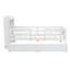 Lit plateforme simple (blanc)