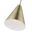 Luminaire suspendu conique à 1 lumière Drewie-105895345