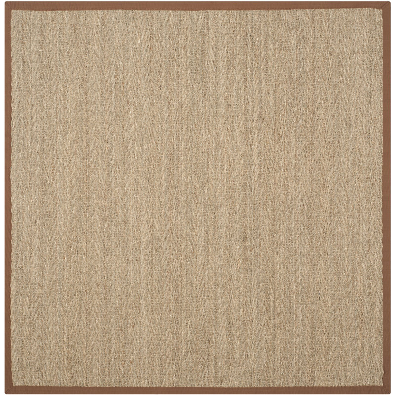 Auckland Brown/Tan Area Rug, Square 8'