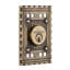 Nostalgic Warehouse Craftsman Plate Double Cylinder Deadbolt-748711515