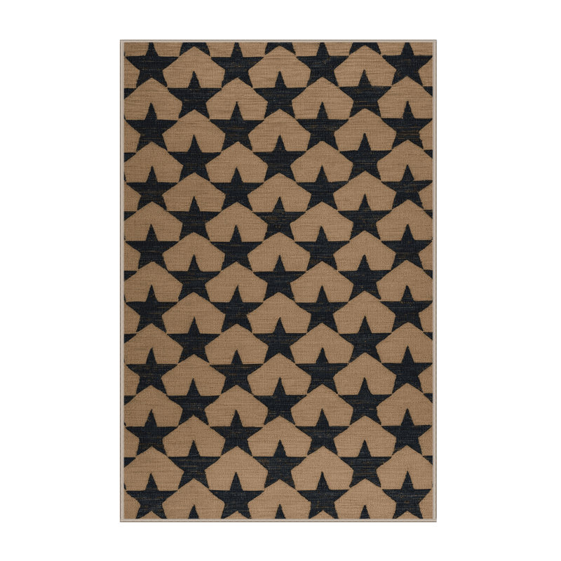Tapis brun lavable à la machine, Rectangle 3 pi x 5 pi