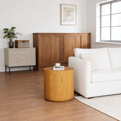 Table basse ronde pour l'intérieur et l'extérieur