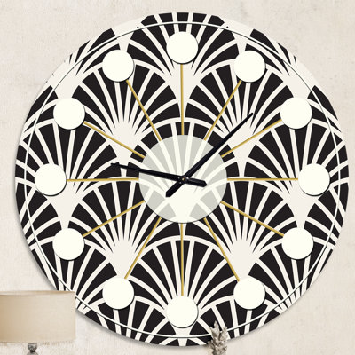 Horloge murale rétro Mid-Century