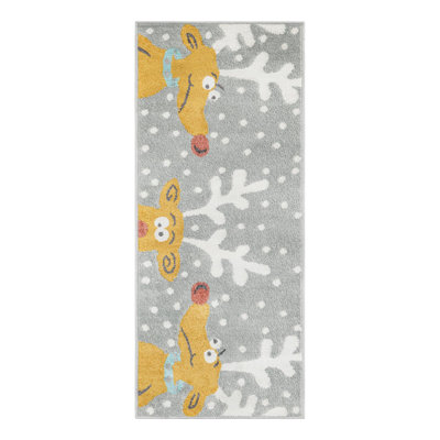 Tapis pour enfant Unique Loom Reindeers Whimsy