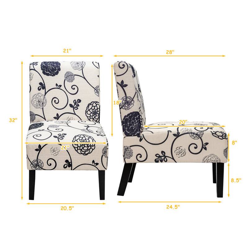 Chaise d'appoint l 20,5 po Costway