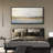 Minimal Landscape Reflective Lake with Golden Accents Modern Art Extra Large Artwork Print Wall Art-111665439-100937106