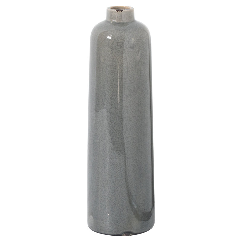 Gwenael Ceramic Floor Vase, Grey