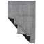 Tapis contemporain gris et gris clair 6 x 9