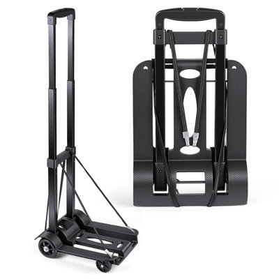 Chariot pliable à main, chariot pliable robuste avec roues