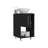 Gouda 18" Single Bathroom Vanity, One Open Shelf, Single Door Cabinet -Black-1521985070