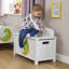 Kids Wooden Dinosaur Toy Box