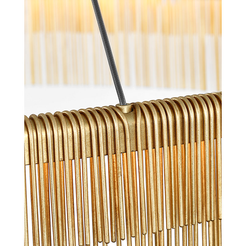 Kelly Wearstler 1 - Light LED Chandelier, 6.25" H x 50" W x 50" D, Gild